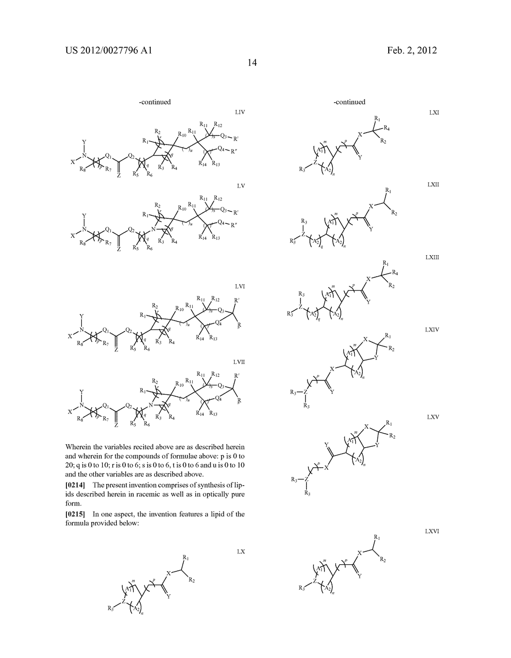 NOVEL LIPIDS AND COMPOSITIONS FOR THE DELIVERY OF THERAPEUTICS - diagram, schematic, and image 19