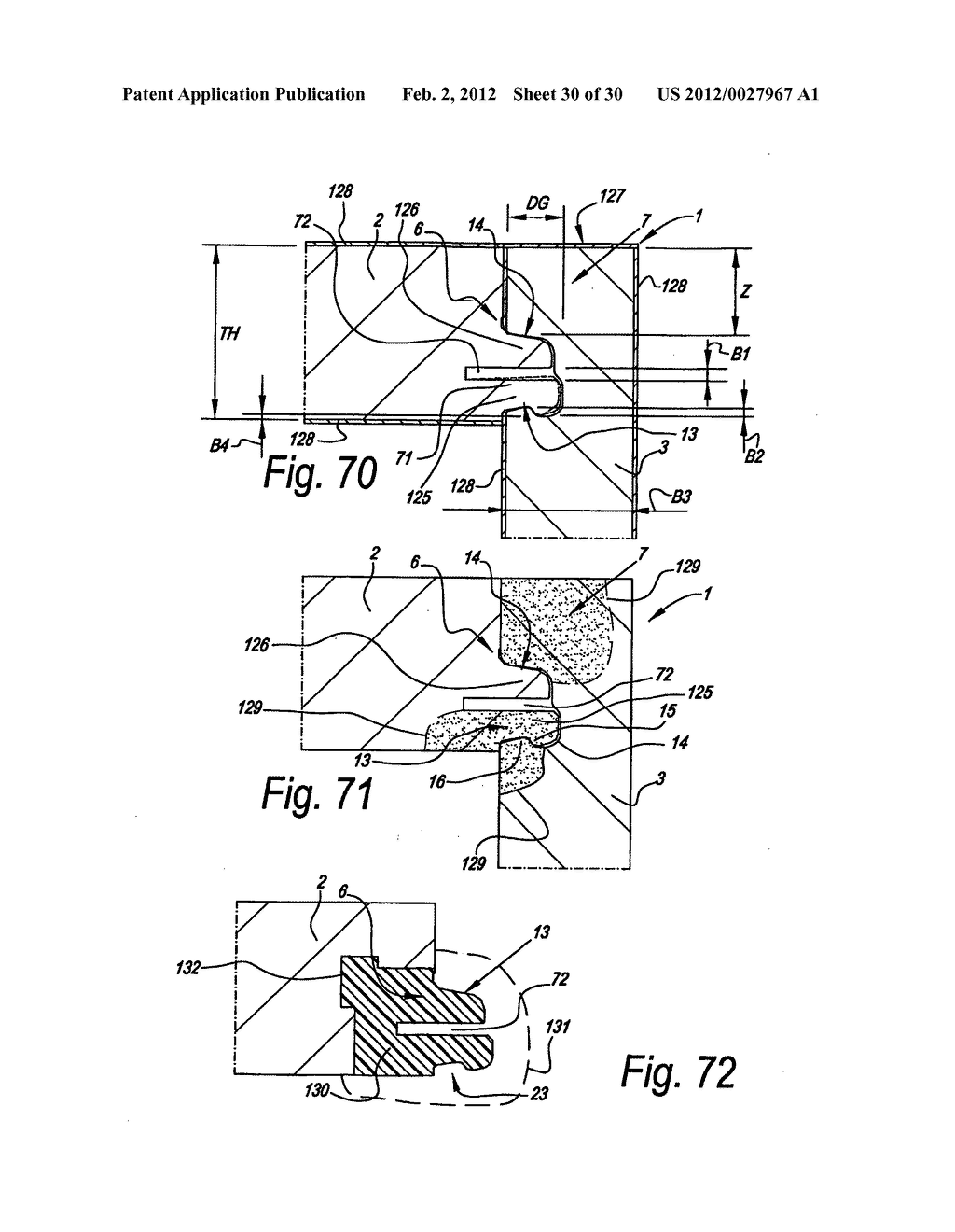 COMPOSED ELEMENT,  MULTI-LAYERED BOARD AND PANEL-SHAPED ELEMENT FOR     FORMING THIS COMPOSED ELEMENT - diagram, schematic, and image 31