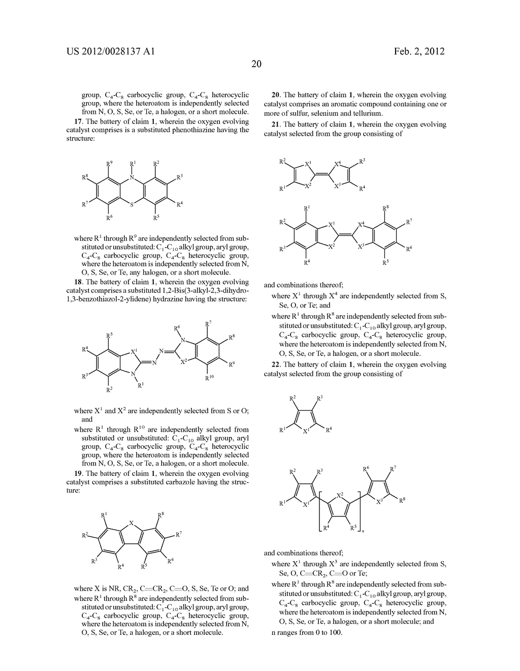 SOLUBLE OXYGEN EVOLVING CATALYSTS FOR RECHARGEABLE METAL-AIR BATTERIES - diagram, schematic, and image 47