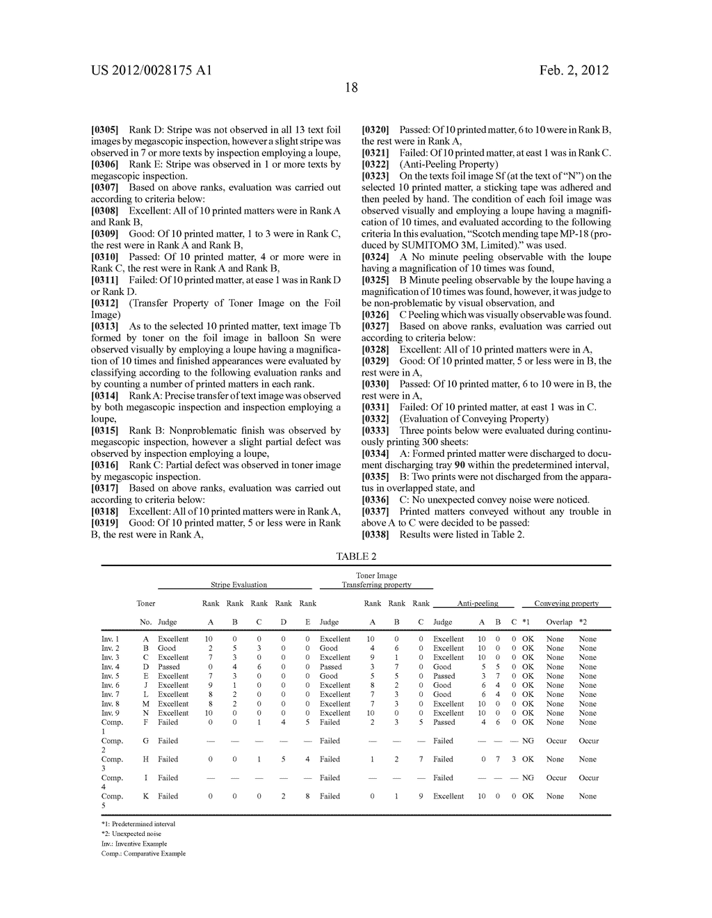 FOIL TRANSFERRING FACE FORMING TONER AND IMAGE FORMING METHOD - diagram, schematic, and image 25