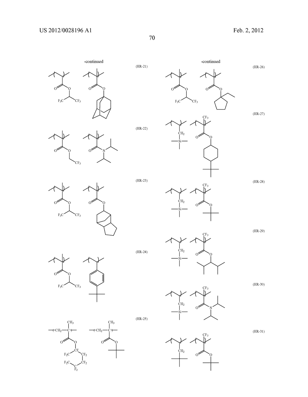 METHOD OF FORMING PATTERN AND ORGANIC PROCESSING LIQUID FOR USE IN THE     METHOD - diagram, schematic, and image 71