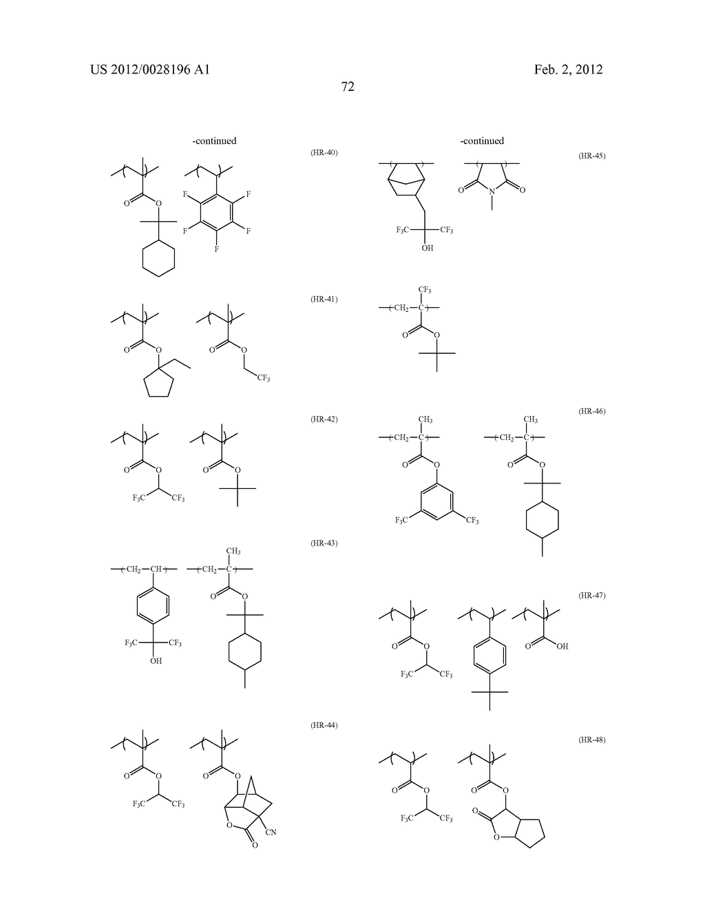 METHOD OF FORMING PATTERN AND ORGANIC PROCESSING LIQUID FOR USE IN THE     METHOD - diagram, schematic, and image 73