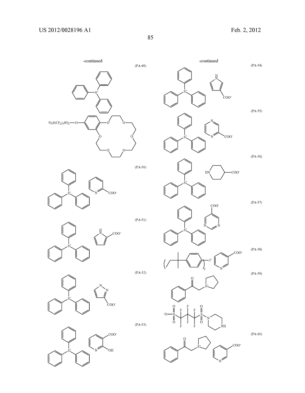METHOD OF FORMING PATTERN AND ORGANIC PROCESSING LIQUID FOR USE IN THE     METHOD - diagram, schematic, and image 86