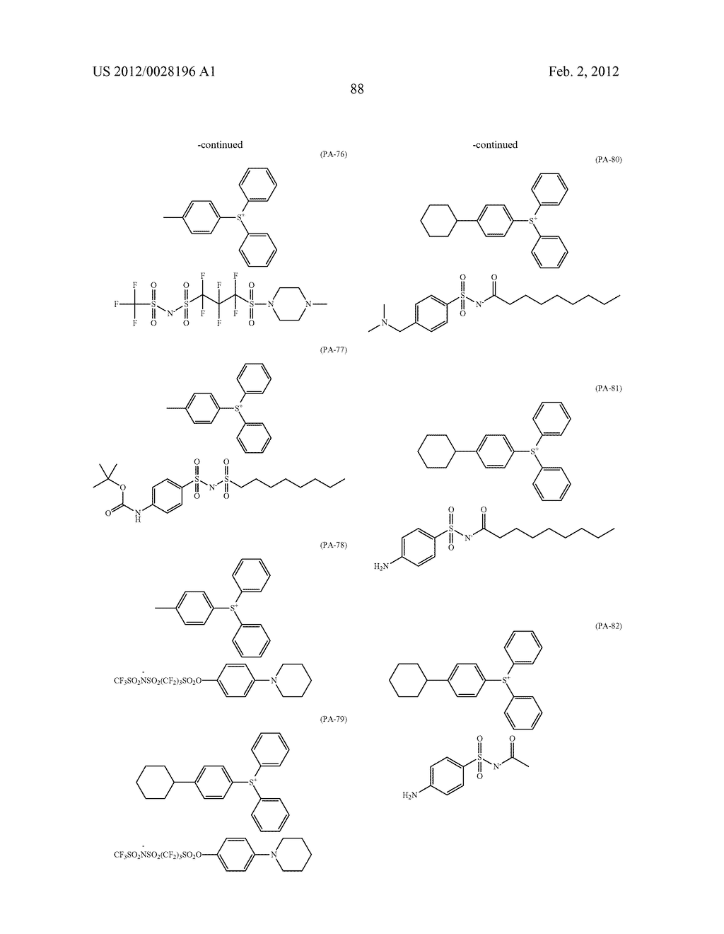 METHOD OF FORMING PATTERN AND ORGANIC PROCESSING LIQUID FOR USE IN THE     METHOD - diagram, schematic, and image 89