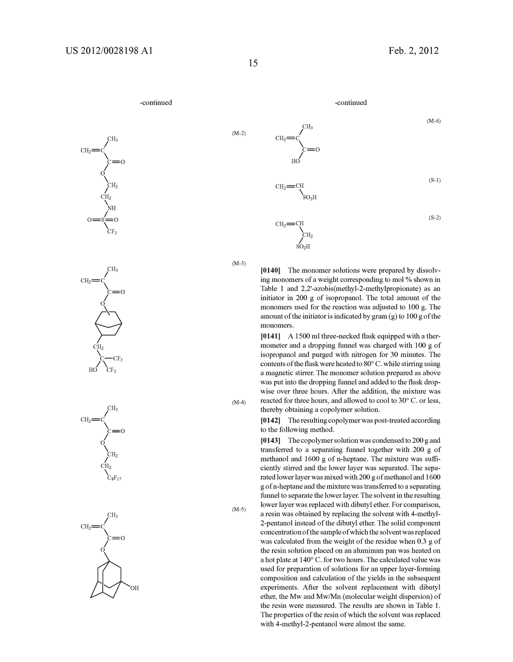 UPPER LAYER-FORMING COMPOSITION AND PHOTORESIST PATTERNING METHOD - diagram, schematic, and image 17