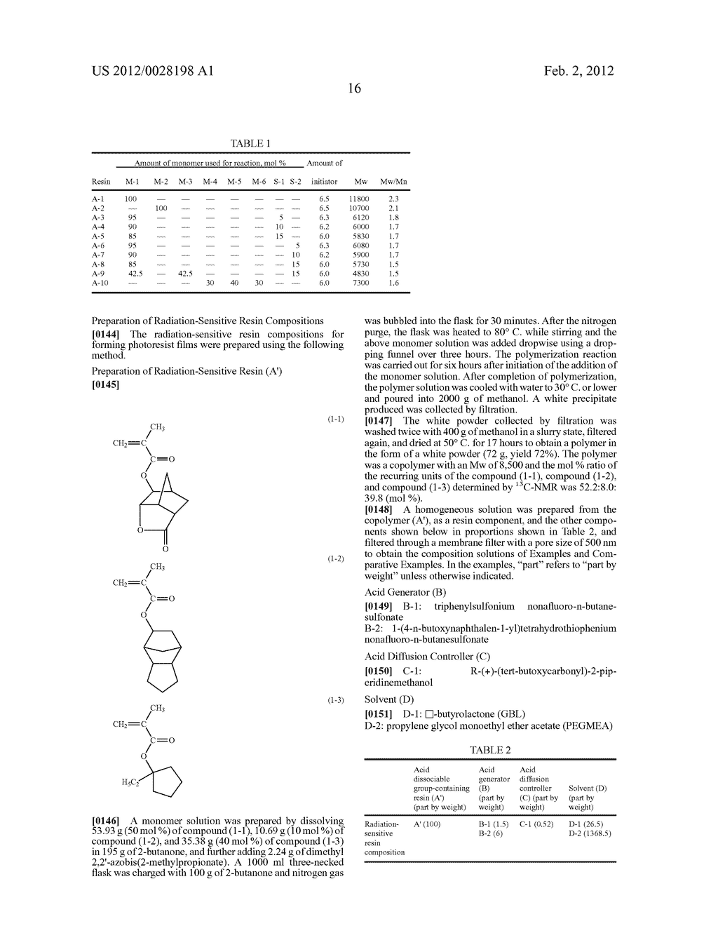 UPPER LAYER-FORMING COMPOSITION AND PHOTORESIST PATTERNING METHOD - diagram, schematic, and image 18