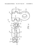 ORTHODONTIC CONNECTOR PROVIDING CONTROLLED ENGAGEMENT WITH AN ORTHODONTIC     WIRE diagram and image