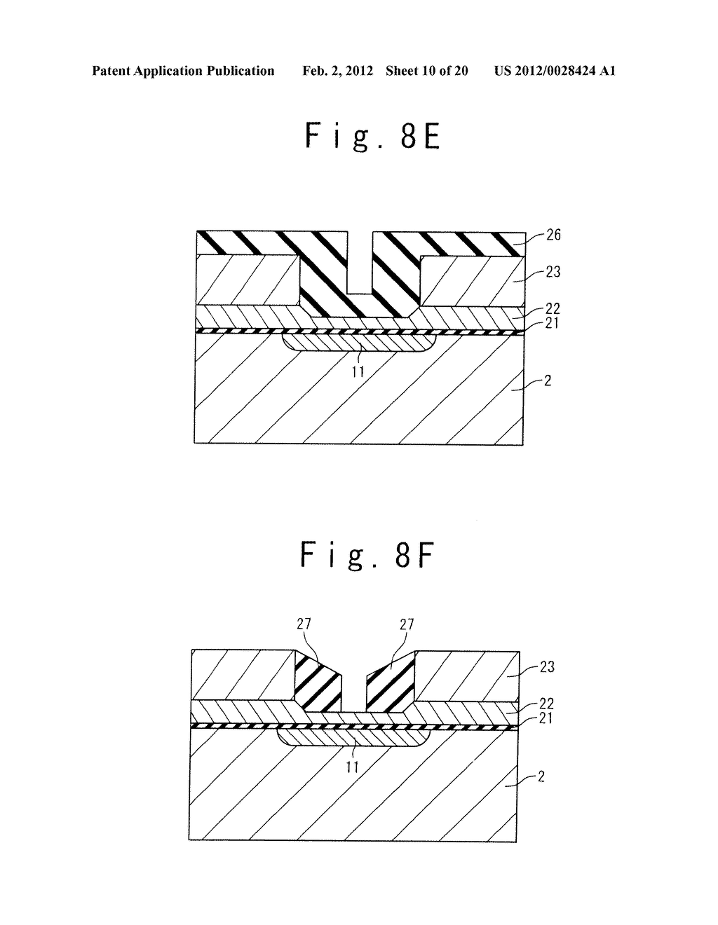 MANUFACTURE METHOD OF A SPLIT GATE NONVOLATILE MEMORY CELL - diagram, schematic, and image 11