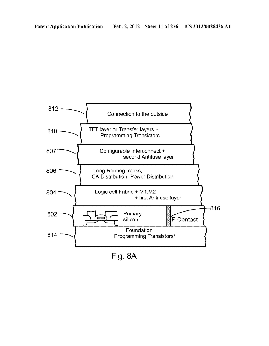 METHOD FOR FABRICATION OF A SEMICONDUCTOR DEVICE AND STRUCTURE - diagram, schematic, and image 12