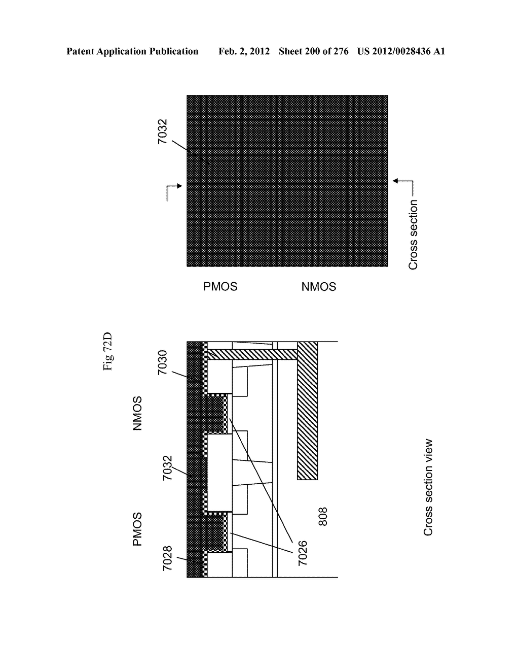 METHOD FOR FABRICATION OF A SEMICONDUCTOR DEVICE AND STRUCTURE - diagram, schematic, and image 201