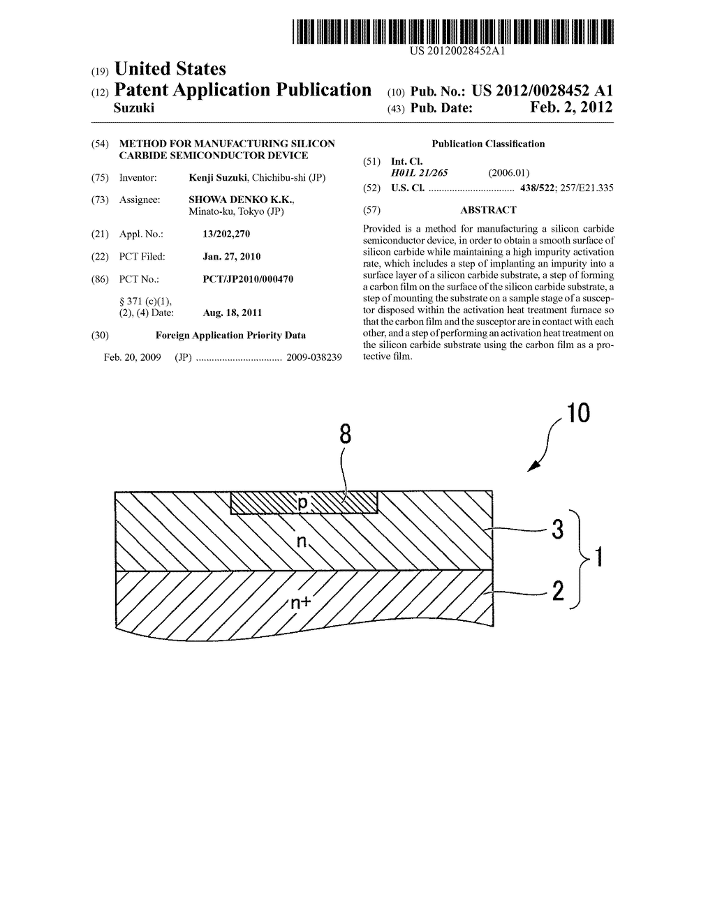 METHOD FOR MANUFACTURING SILICON CARBIDE SEMICONDUCTOR DEVICE - diagram, schematic, and image 01