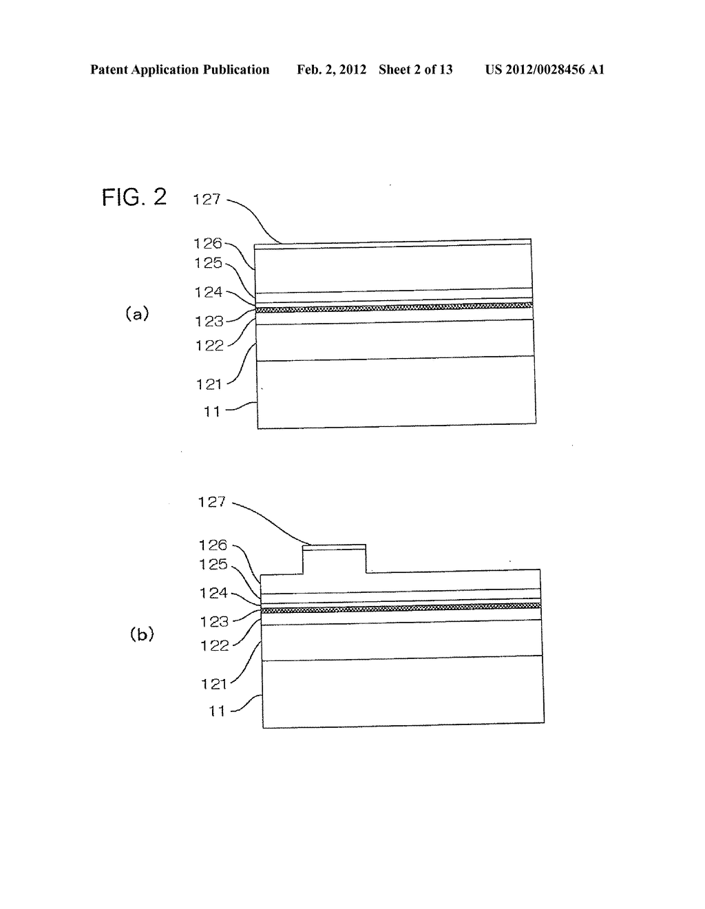 ELECTRODE STUCTURE, SEMICONDUCTOR ELEMENT, AND METHODS OF MANUFACTURING     THE SAME - diagram, schematic, and image 03