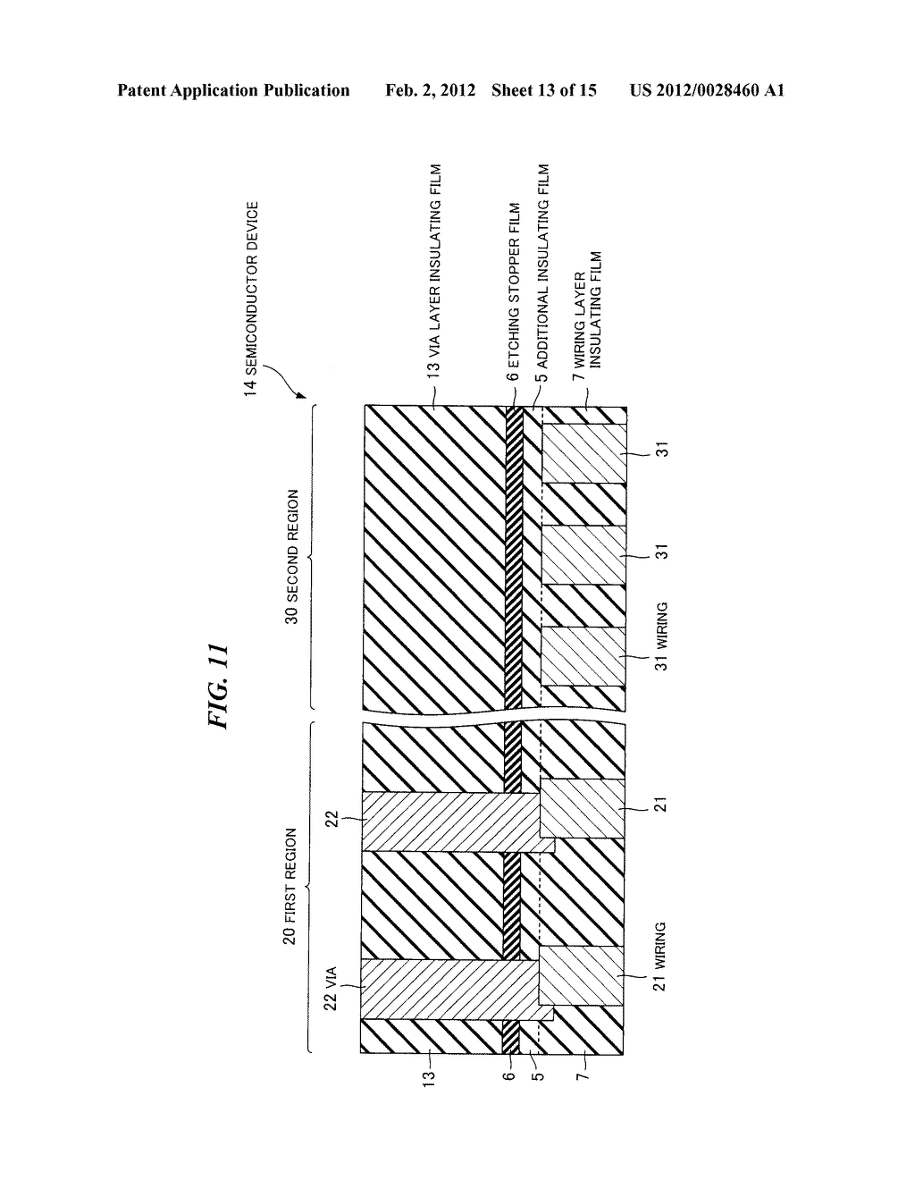 SEMICONDUCTOR DEVICE AND METHOD OF FABRICATING THE SAME - diagram, schematic, and image 14