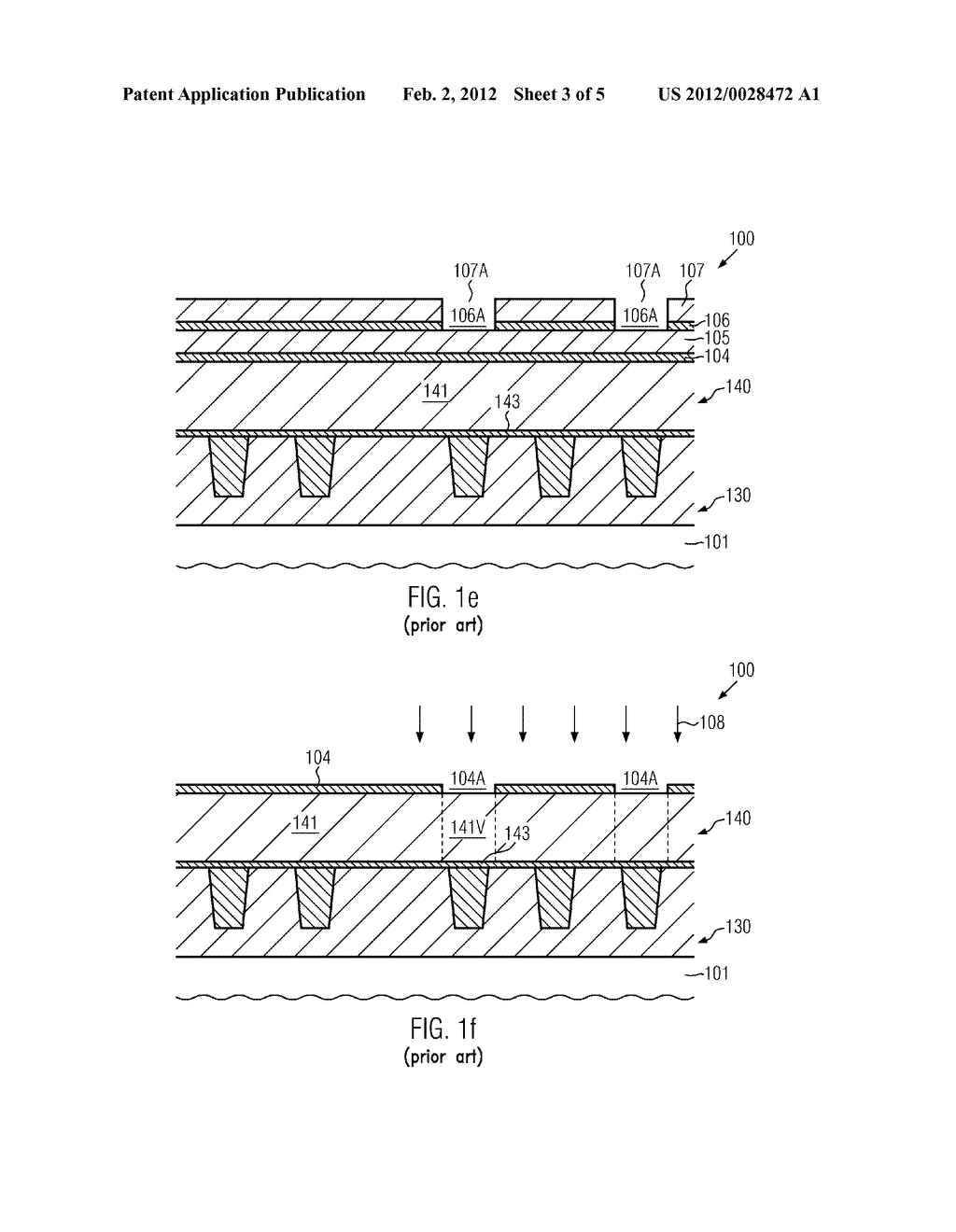 Method of Controlling Critical Dimensions of Vias in a Metallization     System of a Semiconductor Device During Silicon-ARC Etch - diagram, schematic, and image 04