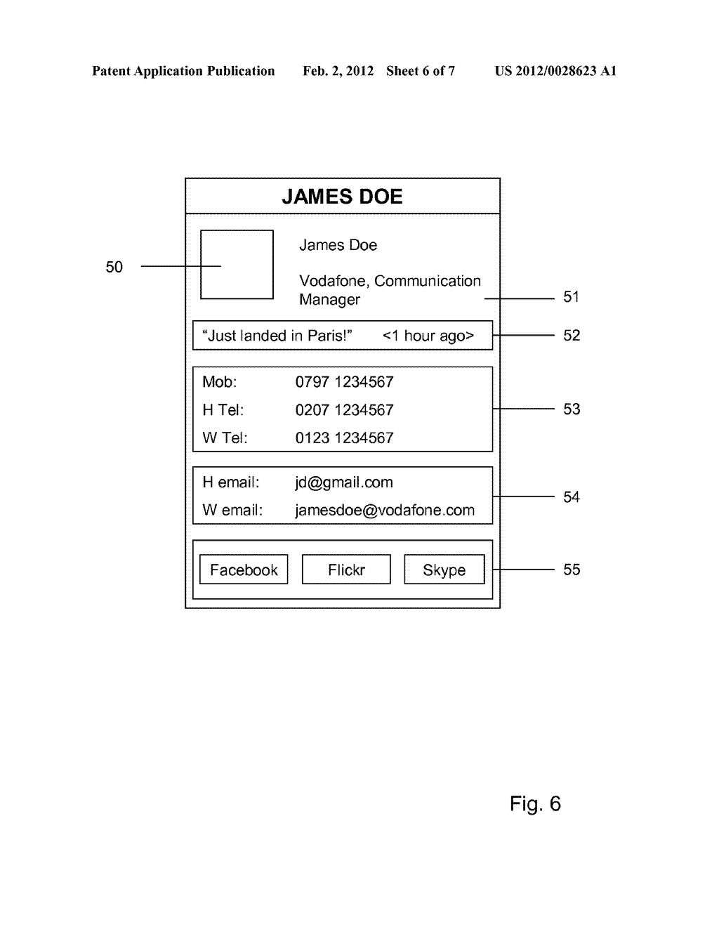 METHOD AND SYSTEM FOR COMMUNICATING BETWEEN USERS - diagram, schematic, and image 07