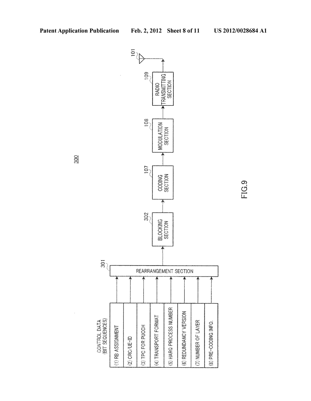 RADIO COMMUNICATION DEVICE AND ERROR CORRECTION/ENCODING METHOD - diagram, schematic, and image 09