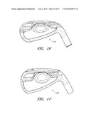 PROGRESSIVE SET OF GOLF CLUB HEADS diagram and image