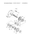 TRANSMISSION FOR USE IN A MOTOR AND A PEDAL-POWERED VEHICLE AND     TRANSMISSION METHOD THEREOF diagram and image