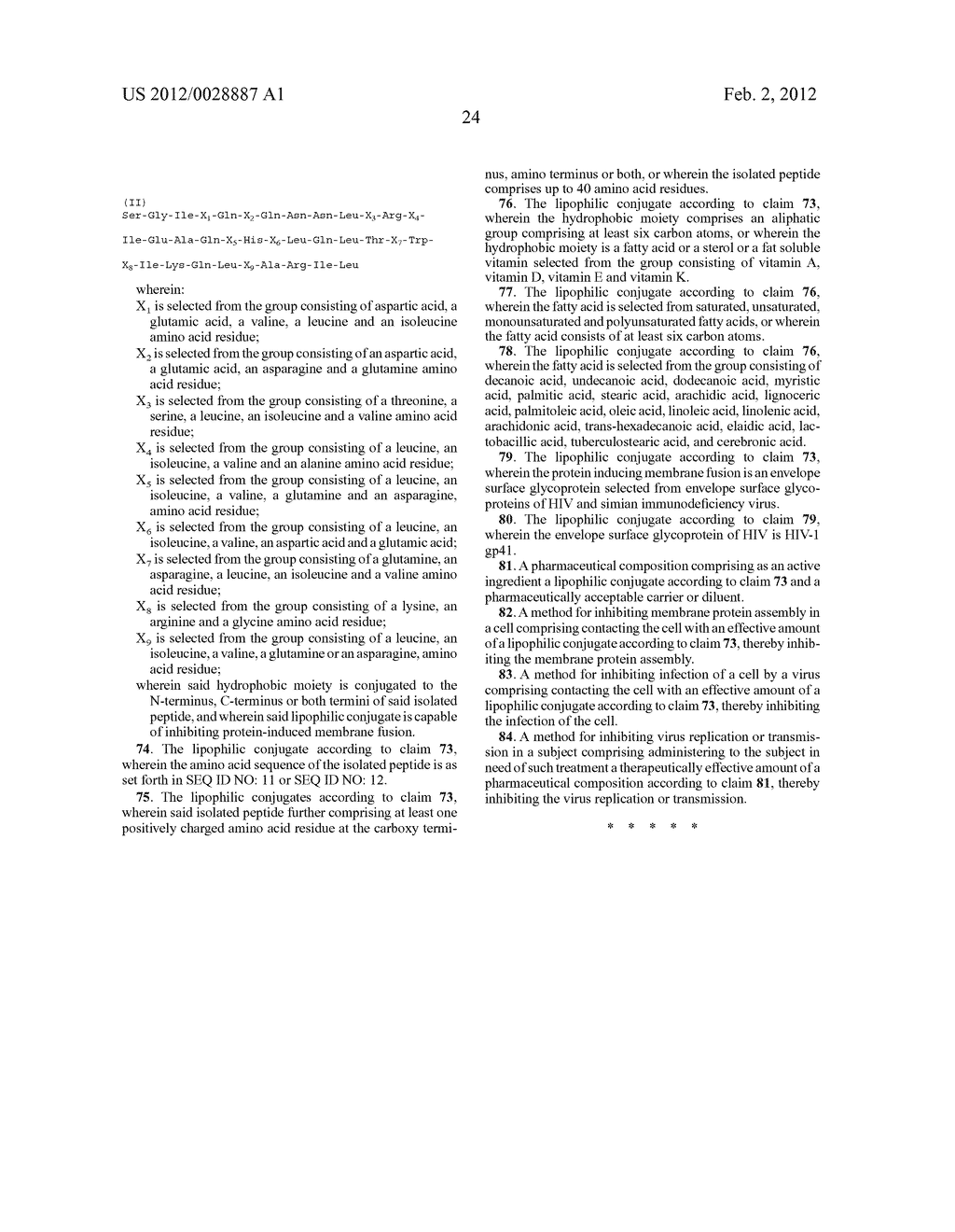 LIPOPEPTIDE INHIBITORS OF HIV-1 - diagram, schematic, and image 33