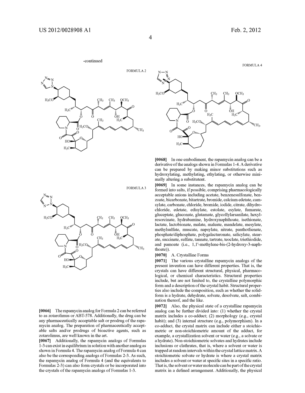 Methods of Manufacturing Crystalline Forms of Rapamycin Analogs - diagram, schematic, and image 30