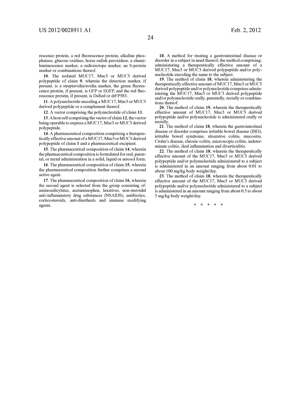 Mucin Derived Polypeptides - diagram, schematic, and image 36