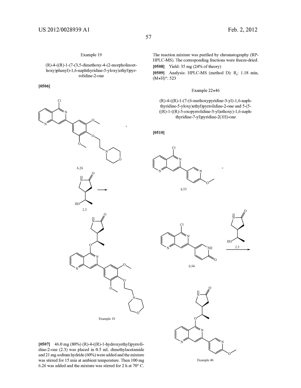 SUBSTITUTED NAPHTHYRIDINES AND THEIR USE AS MEDICAMENTS - diagram, schematic, and image 58