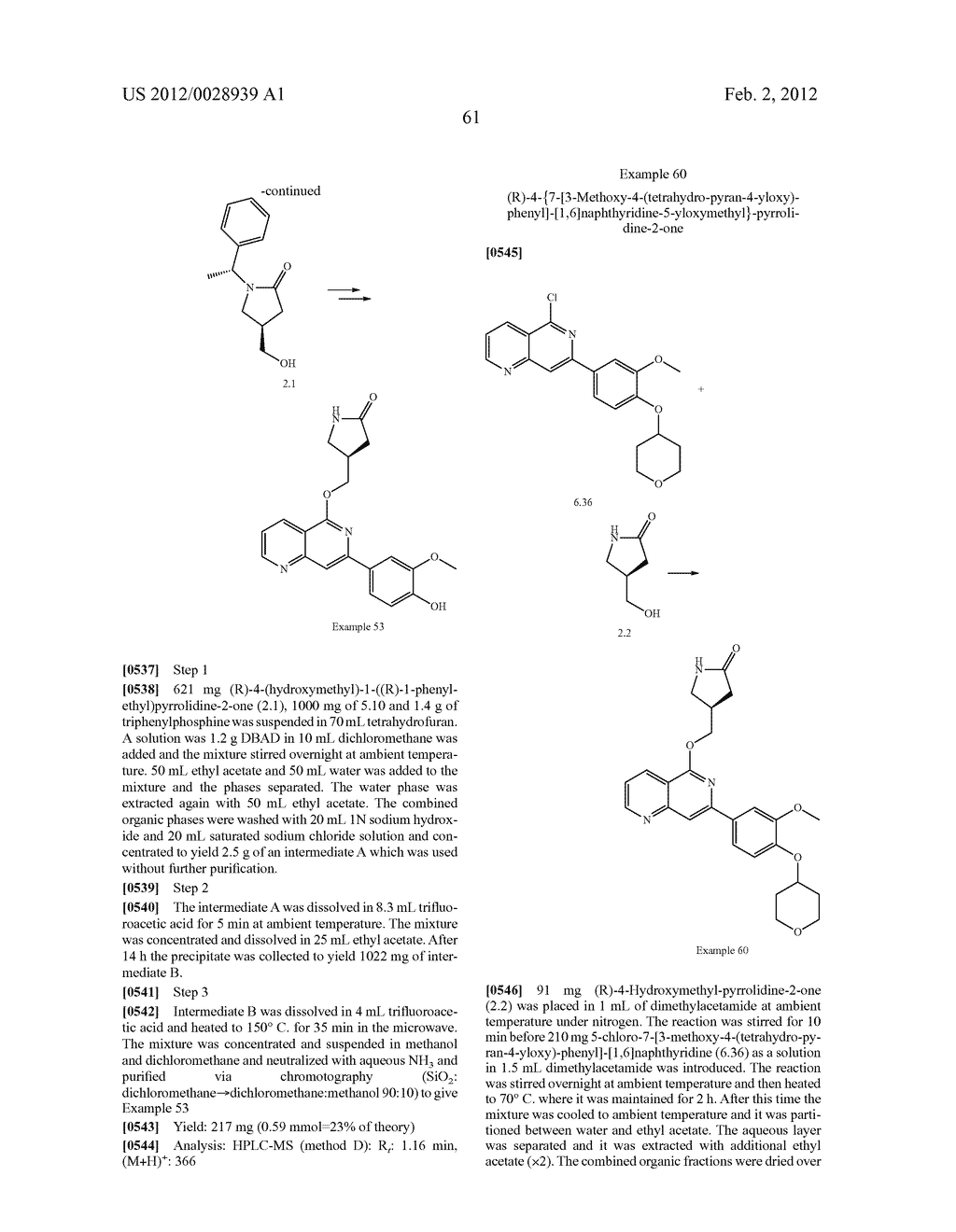 SUBSTITUTED NAPHTHYRIDINES AND THEIR USE AS MEDICAMENTS - diagram, schematic, and image 62