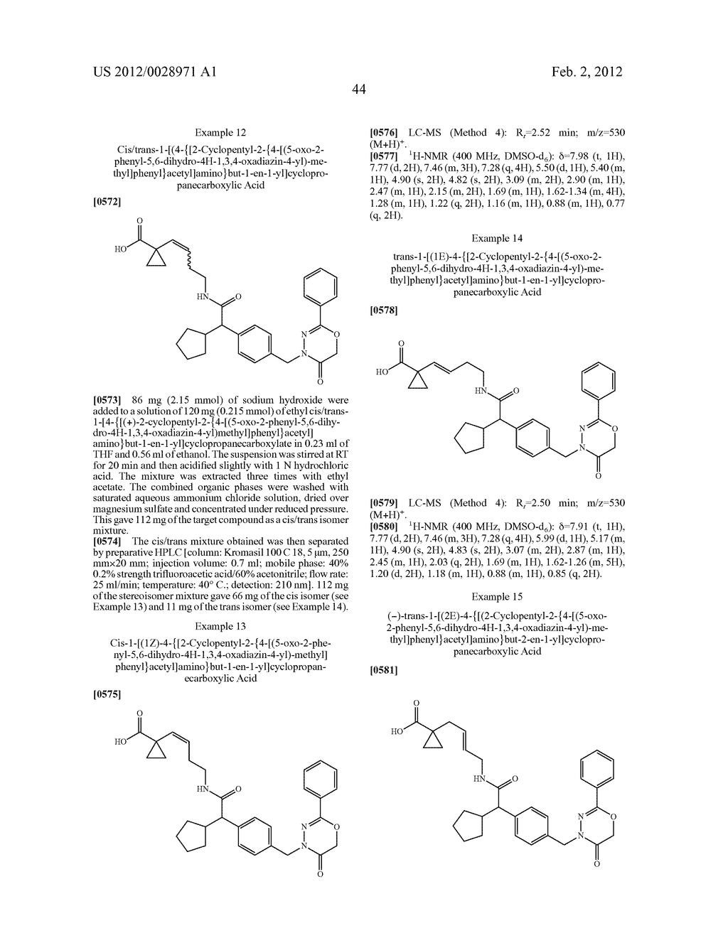 OXO-HETEROCYCLICALLY SUBSTITUTED ALKYL CARBOXYLIC ACIDS AND USE THEREOF - diagram, schematic, and image 45