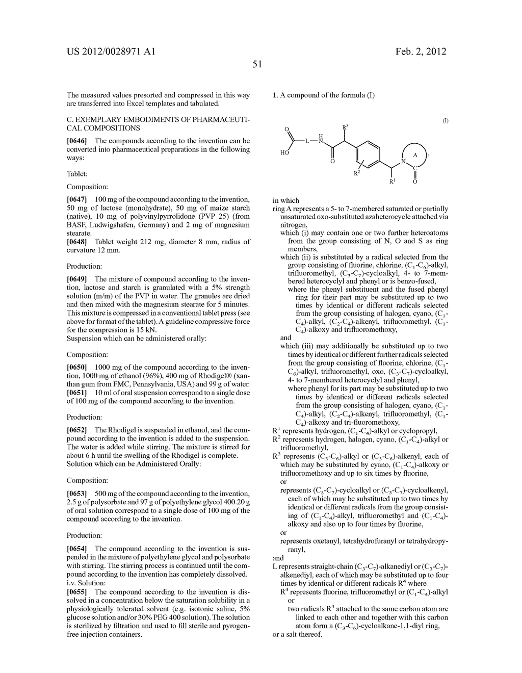 OXO-HETEROCYCLICALLY SUBSTITUTED ALKYL CARBOXYLIC ACIDS AND USE THEREOF - diagram, schematic, and image 52