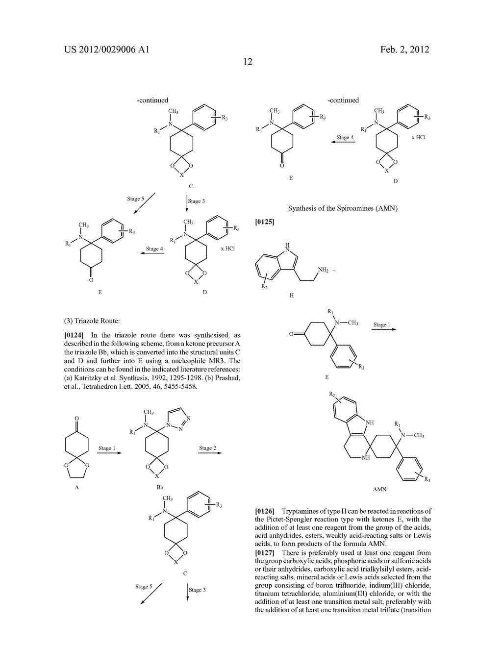 Cis-tetrahydro-spiro(cyclohexane-1,1'-pyrido[3,4-b]indole)-4-amine     Compounds - diagram, schematic, and image 13