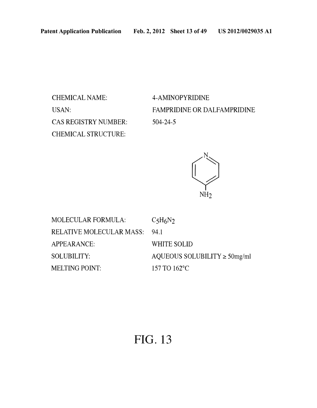 COMPOSITIONS AND METHODS FOR EXTENDED THERAPY WITH AMINOPYRIDINES - diagram, schematic, and image 14