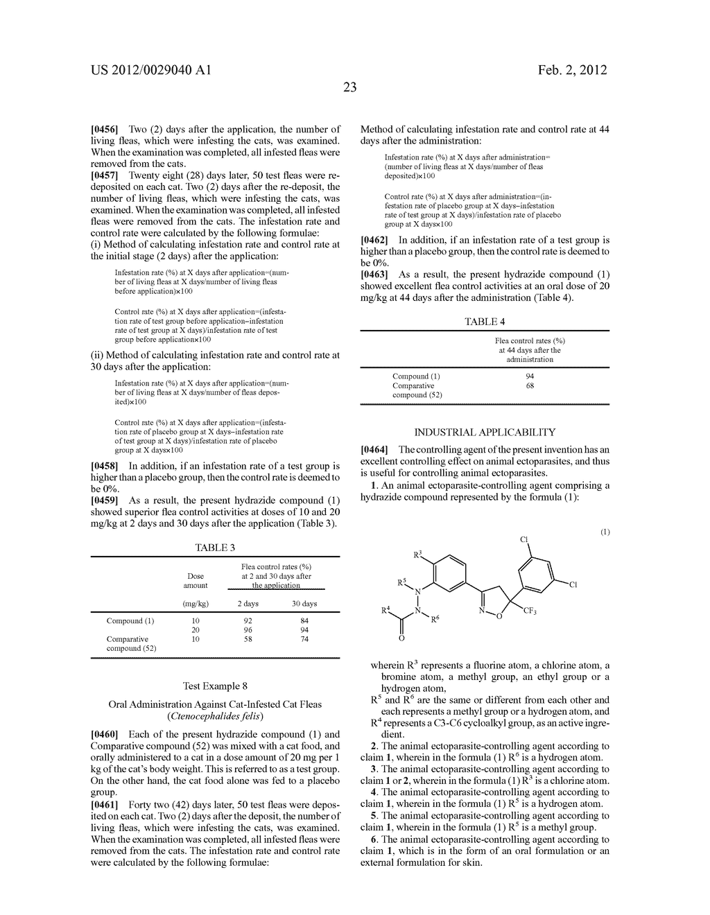 ANIMAL ECTOPARASITE-CONTROLLING AGENT - diagram, schematic, and image 24