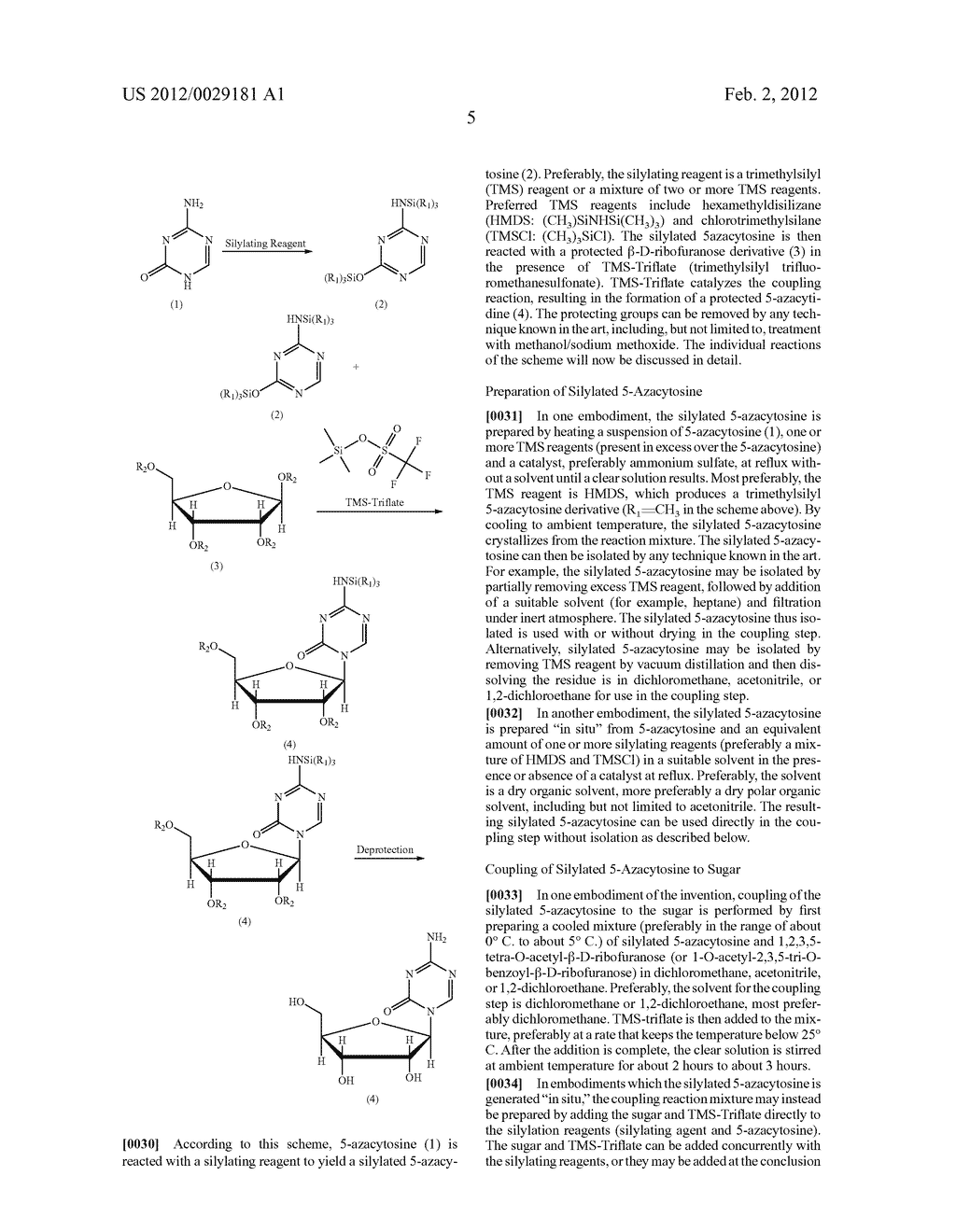 SYNTHESIS OF 5-AZACYTIDINE - diagram, schematic, and image 06