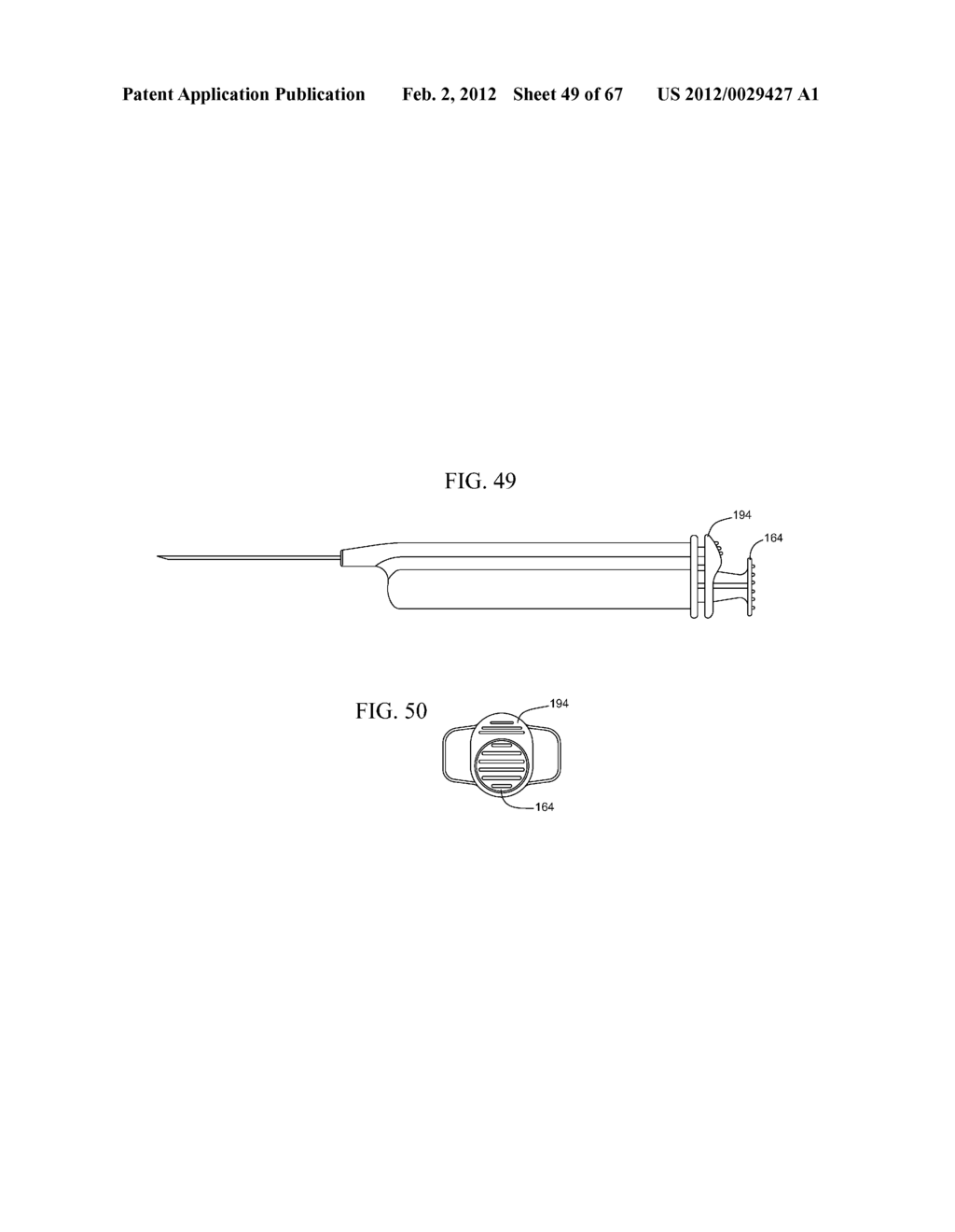 Dual Chamber Syringe With Retractable Needle - diagram, schematic, and image 50