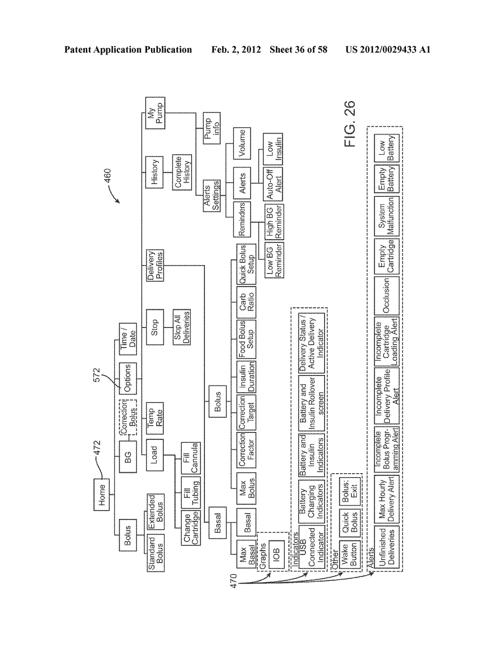 INFUSION PUMP SYSTEM WITH DISPOSABLE CARTRIDGE HAVING PRESSURE VENTING AND     PRESSURE FEEDBACK - diagram, schematic, and image 37