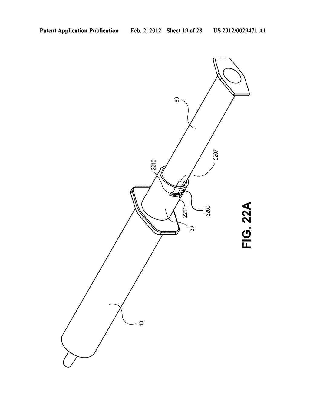 TWO CHAMBER SYRINGE WITH LOCKING MECHANISM - diagram, schematic, and image 20