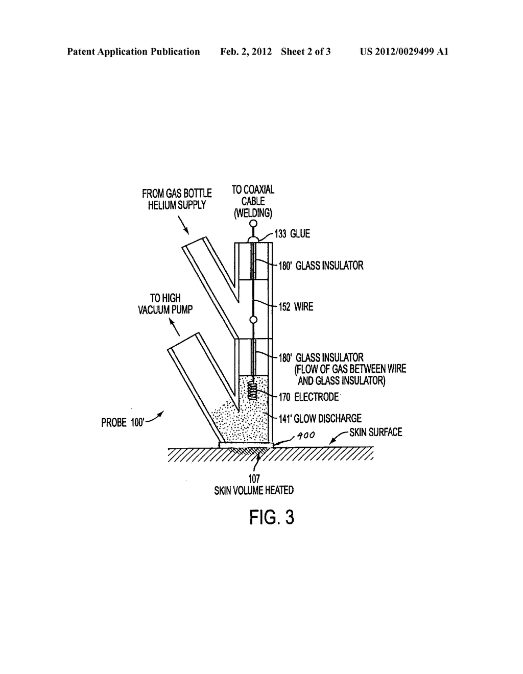 METHOD AND APPARATUS FOR PLASMA SKIN RESURFACING - diagram, schematic, and image 03