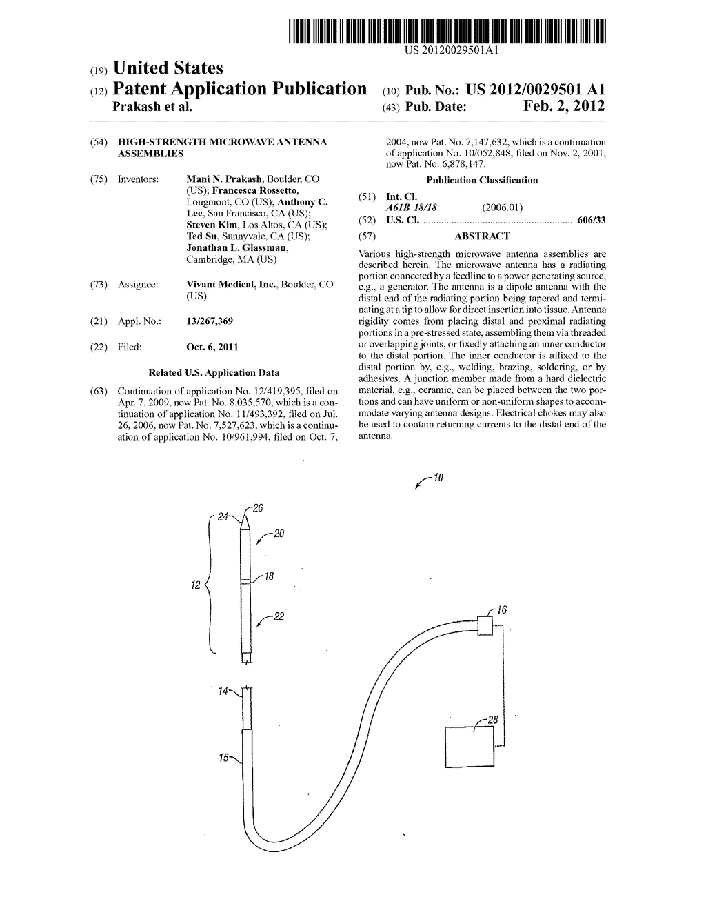 High-Strength Microwave Antenna Assemblies - diagram, schematic, and image 01