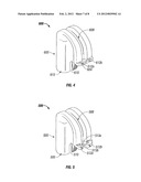 Coolant Line Clip Assemblies For Use With Fluid Delivery Systems diagram and image