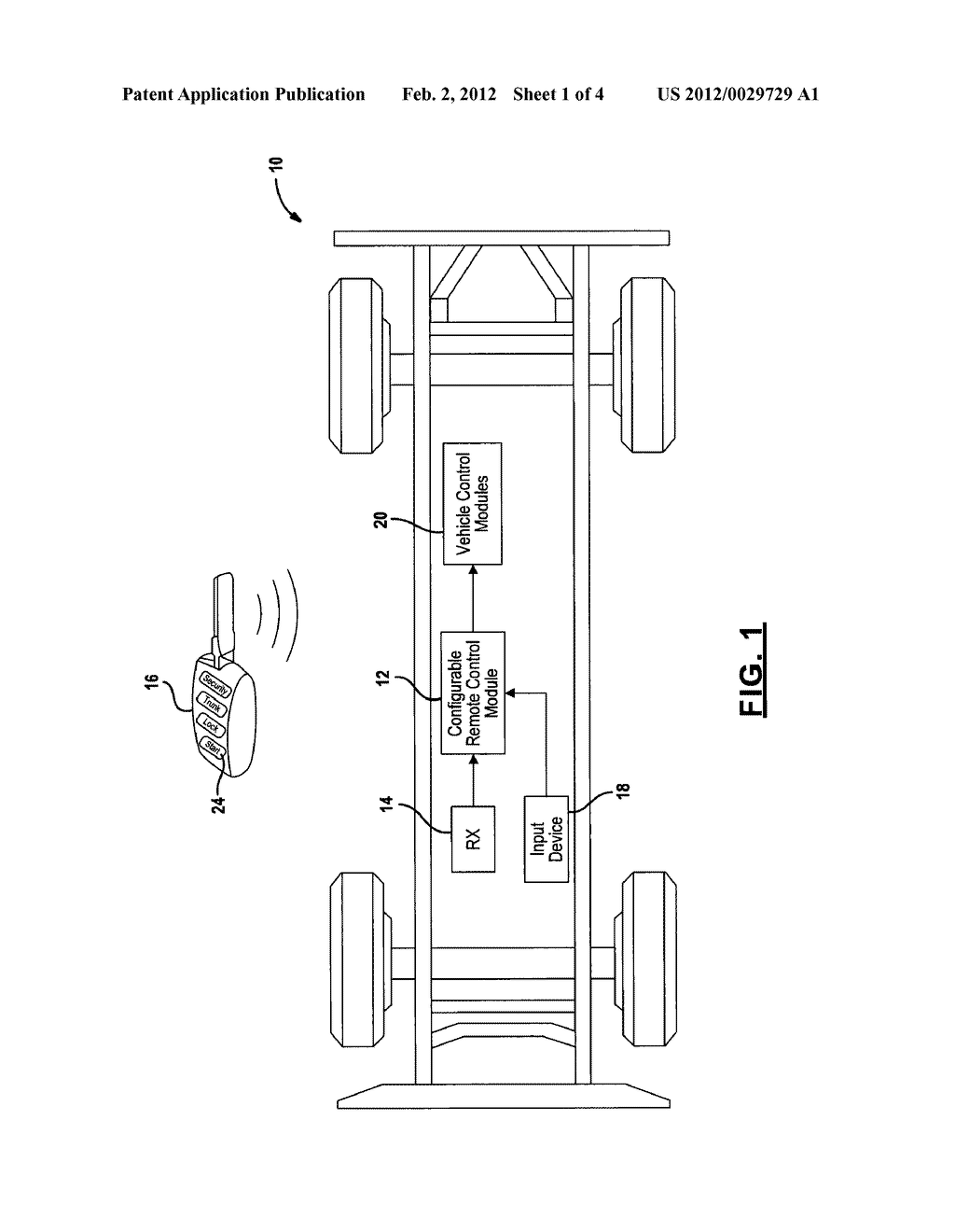 REMOTE CONTROL SYSTEM FOR A HYBRID VEHICLE - diagram, schematic, and image 02