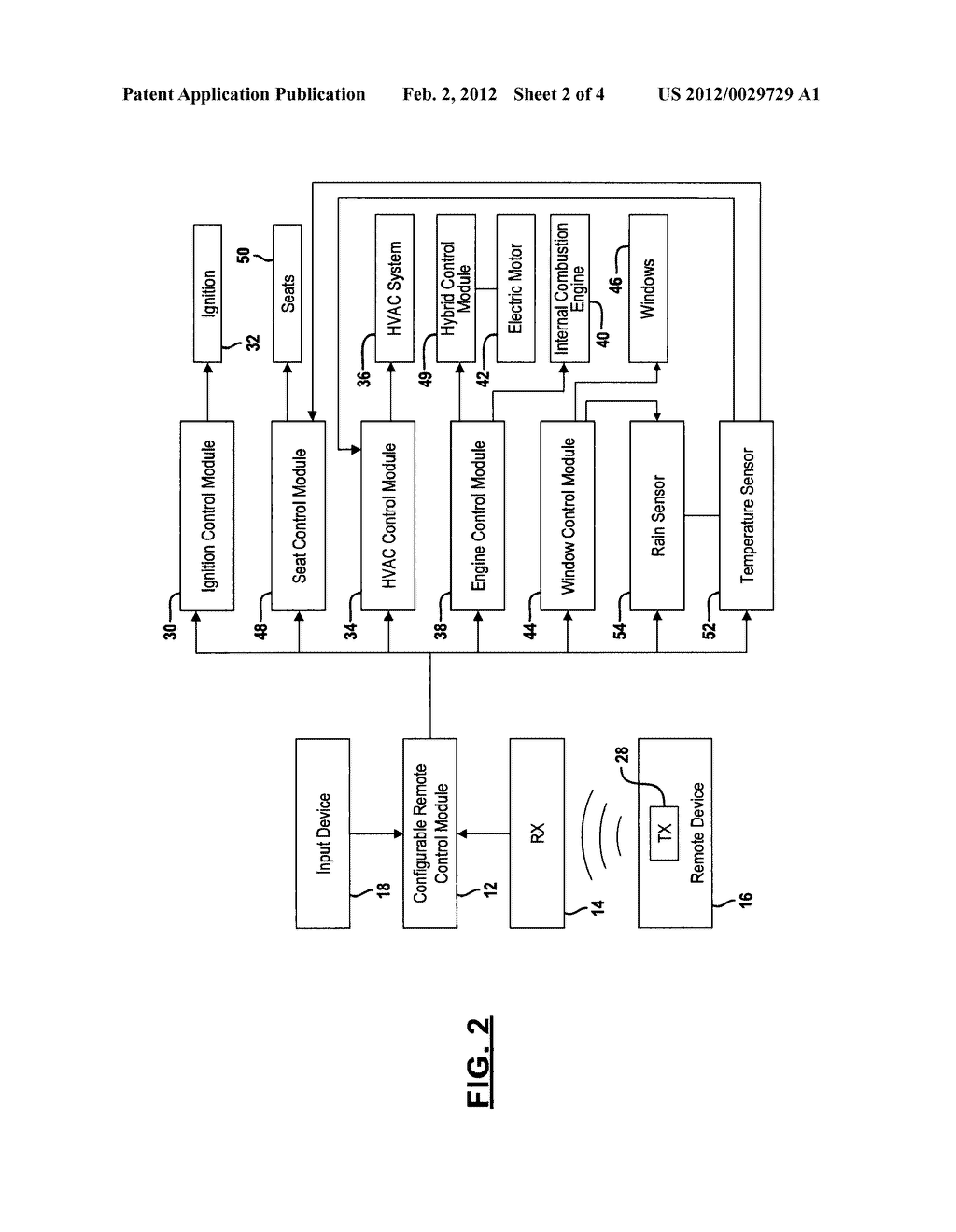 REMOTE CONTROL SYSTEM FOR A HYBRID VEHICLE - diagram, schematic, and image 03