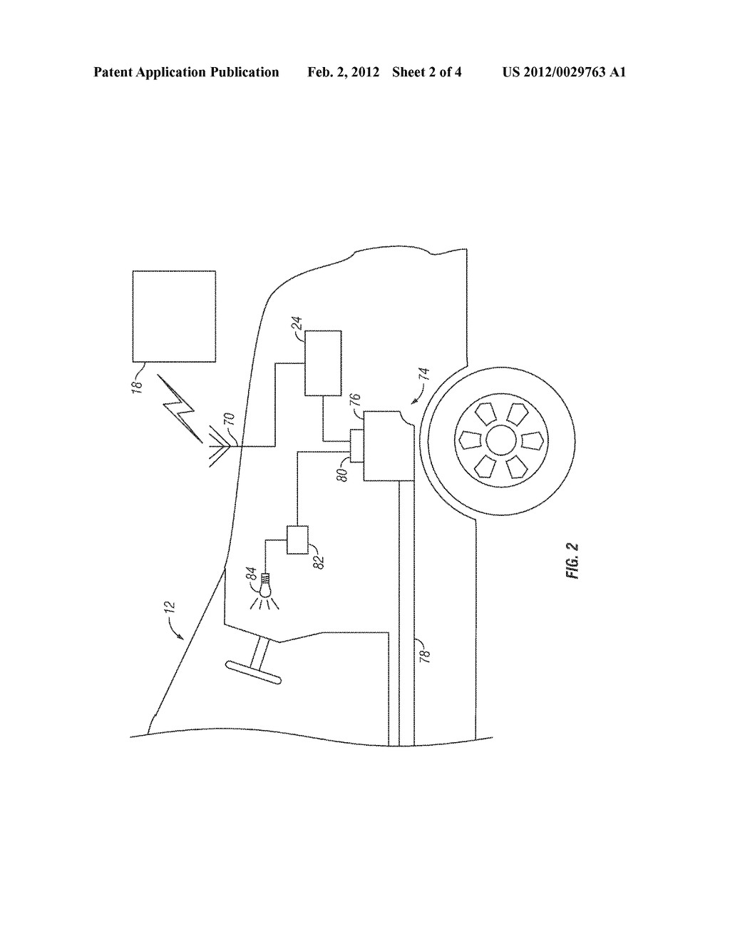 METHOD AND SYSTEM FOR ALERTING A DRIVER TO A CONDITION OF A VEHICLE - diagram, schematic, and image 03