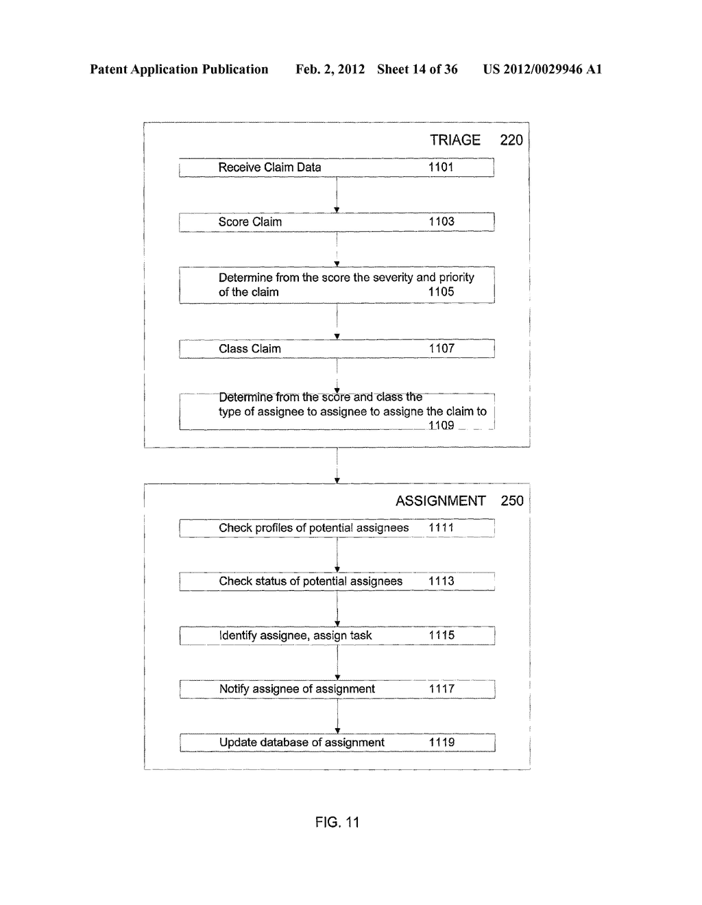 SYSTEM AND METHOD OF ADMINISTERING, TRACKING AND MANAGING OF CLAIMS     PROCESSING - diagram, schematic, and image 15