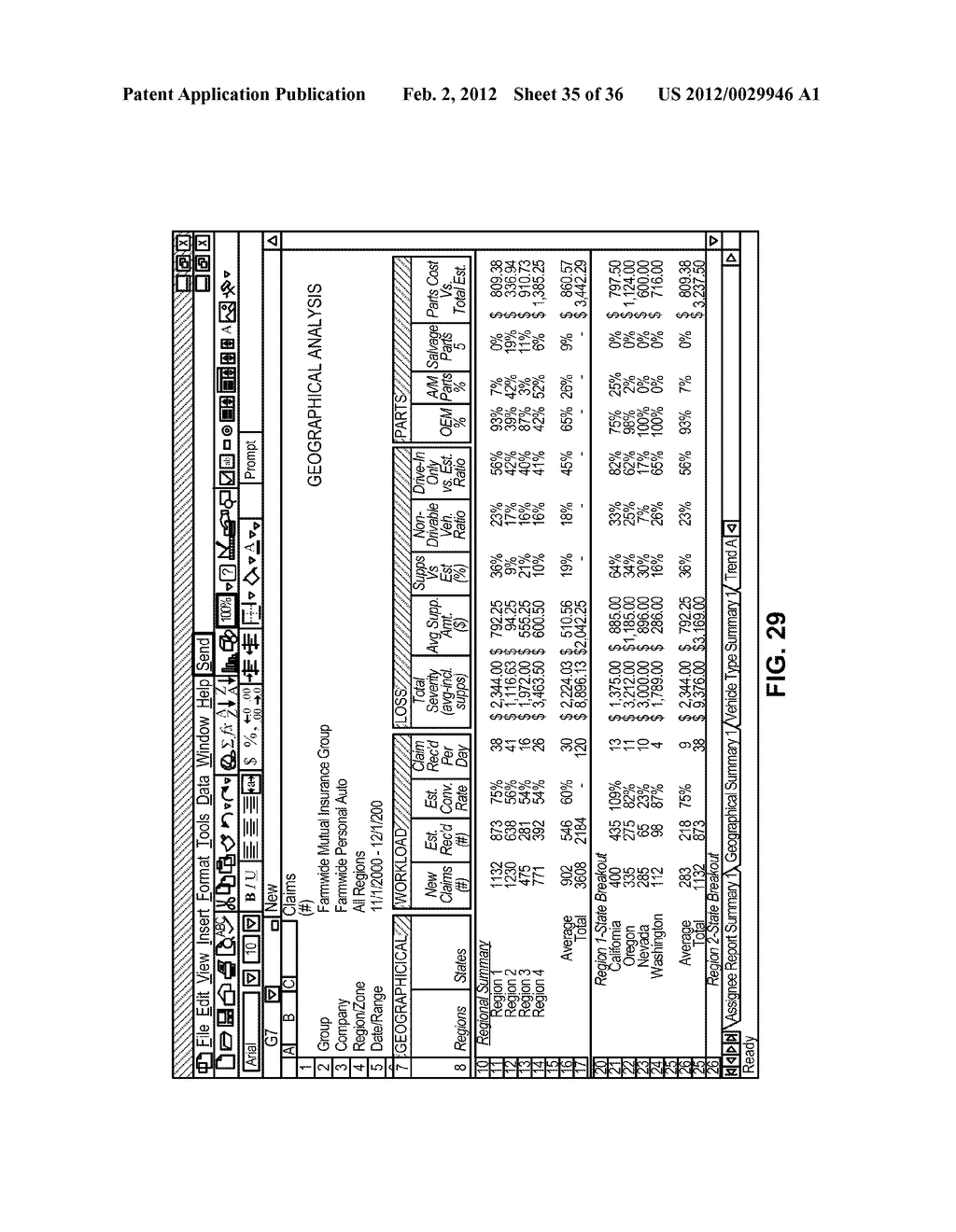 SYSTEM AND METHOD OF ADMINISTERING, TRACKING AND MANAGING OF CLAIMS     PROCESSING - diagram, schematic, and image 36