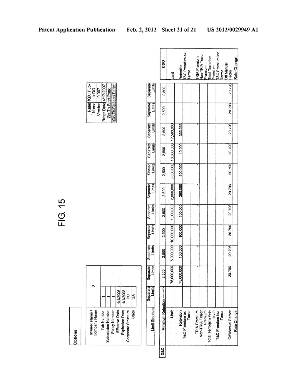 Method And System For Determining Rate Of Insurance - diagram, schematic, and image 22