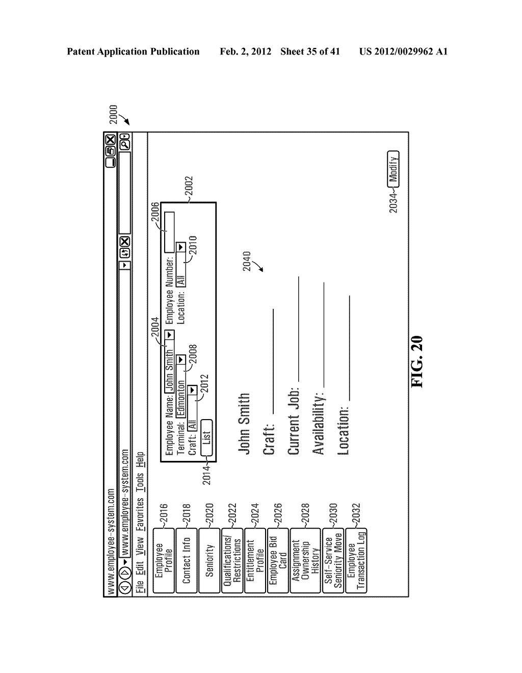 METHOD AND SYSTEM FOR COMMUNICATING JOB ASSIGNMENT INFORMATION TO A USER - diagram, schematic, and image 36