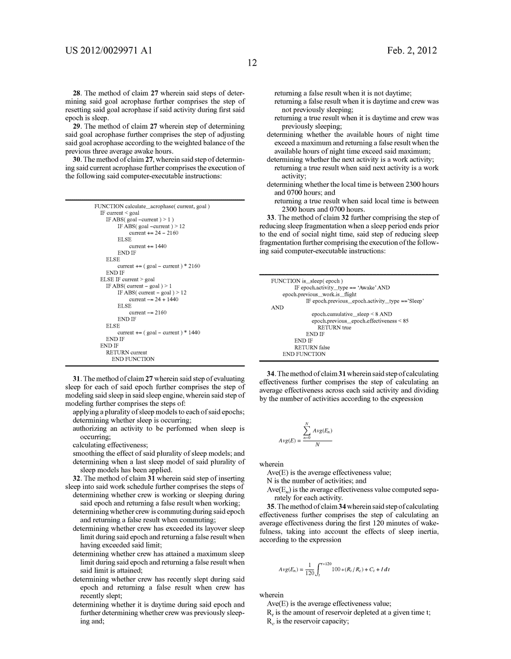 Method and apparatus for risk identification and mitigation in shift work     fatigue - diagram, schematic, and image 21