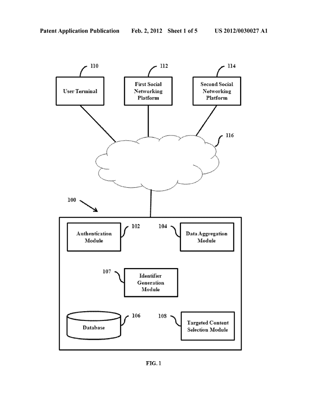SYSTEM AND METHOD FOR PRESENTING TARGETED CONTENT - diagram, schematic, and image 02