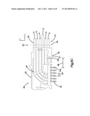 Backplane Connector With Reduced Circuit Board Overhang diagram and image