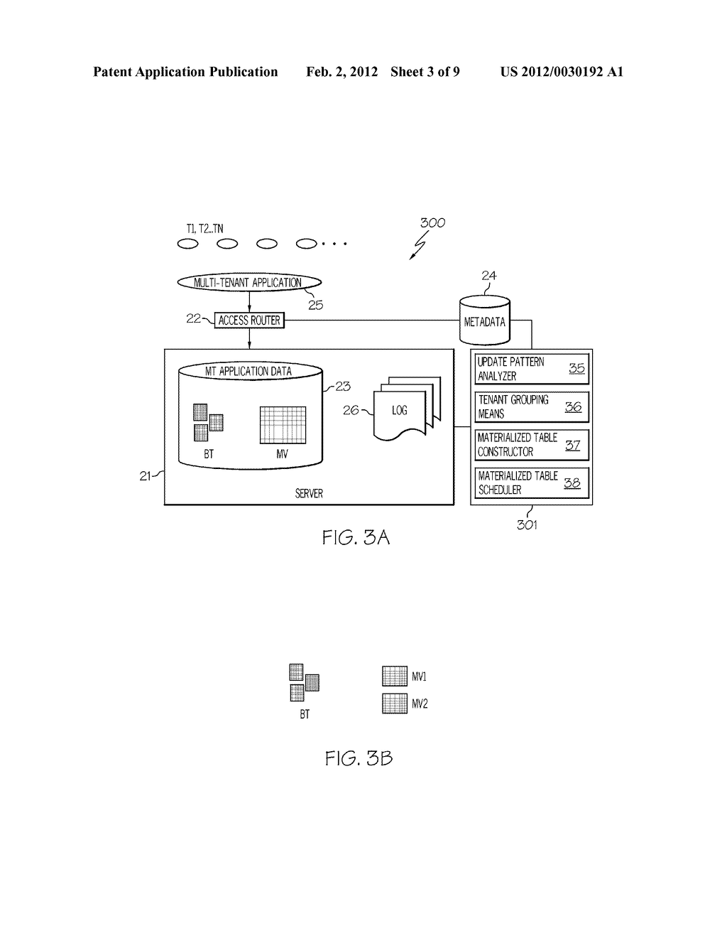 APPARATUS FOR PROCESSING MATERIALIZED TABLES IN A MULTI-TENANT APPLICATION     SYSTEM - diagram, schematic, and image 04